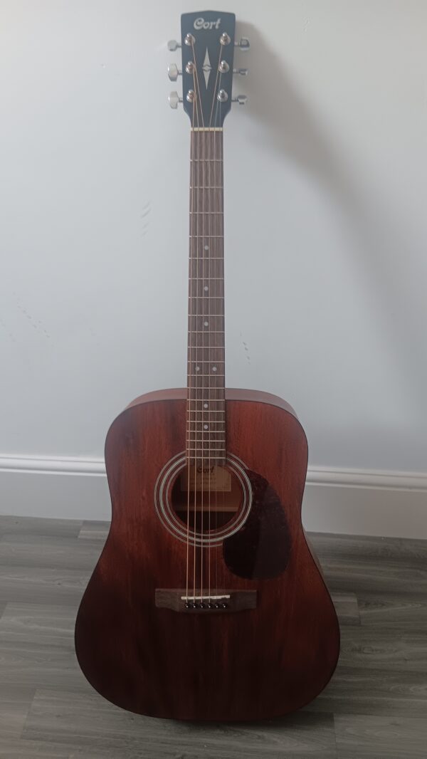 F)  Cort Earth 60 acoustic guitar