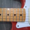 B) fender stratocaster - mexican - fiesta red
