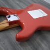B) fender stratocaster - mexican - fiesta red