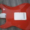 B) fender stratocaster - mexican - fiesta red