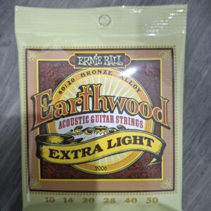 acoustic guitar strings 10 - 50 - earthwood "extra light"