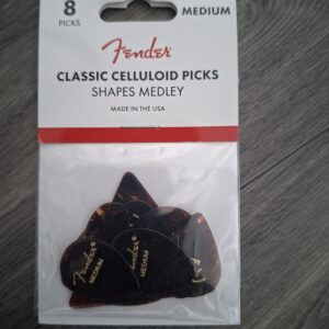 Fender classic celluloid picks (8 pack)